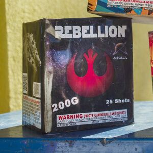 Rebellion, one of the best 200g air shows on the market, with 25 shots