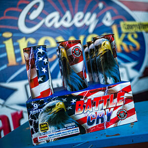 Battle Cry, a new 9-rack grand finale from Casey's Fireworks