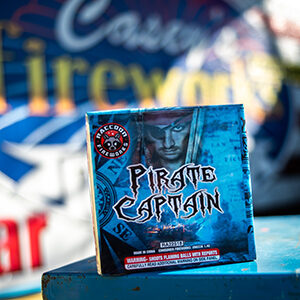 Pirate Captain a brand-new 16-shot finale from Raccoon Brand and Casey's Fireworks