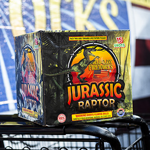 Jurassic Raptor, an incredible value on our Buy 2 Save $30 wall