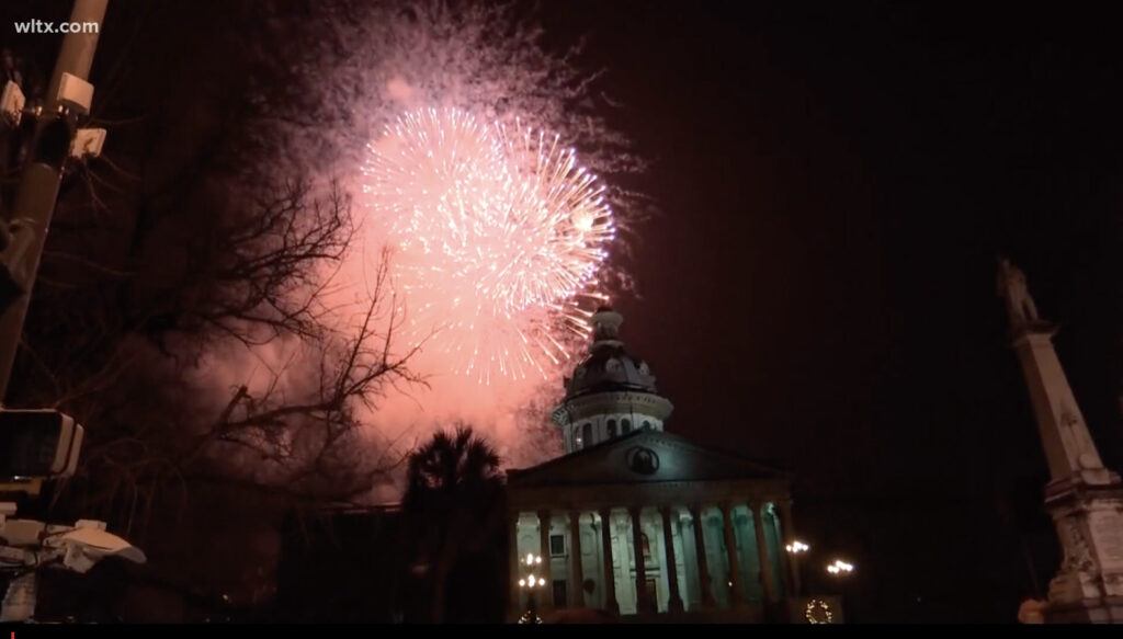 WLTX NYE Fireworks Story from 2023