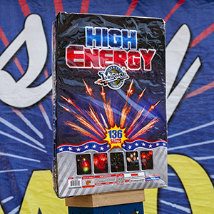 High Energy, a 136 shot neon finale from Casey's Fireworks