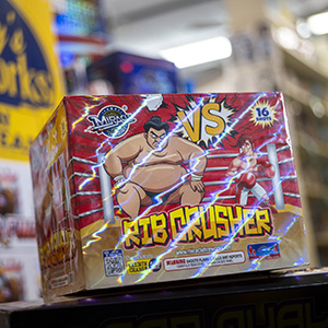 Rib Crusher, a finale firework from Casey's Fireworks