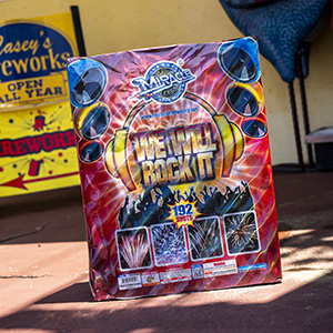 We Will Rock It, a grand finale firework from Casey's Fireworks