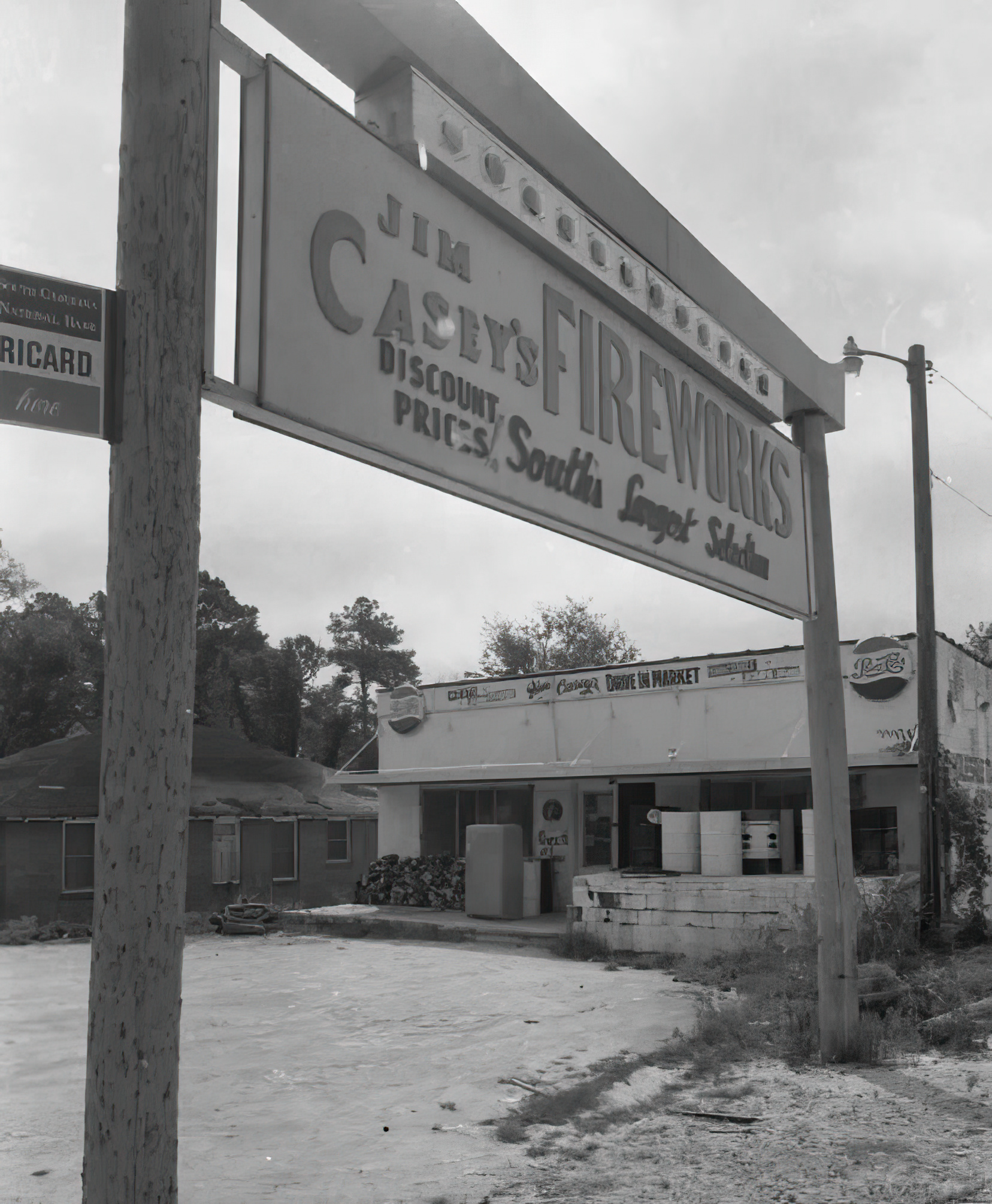 Casey's Fireworks store from the 1950s
